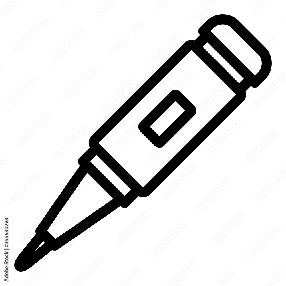 Poster modern soldering icon. outline modern soldering vector icon for web design isolated on white backgro