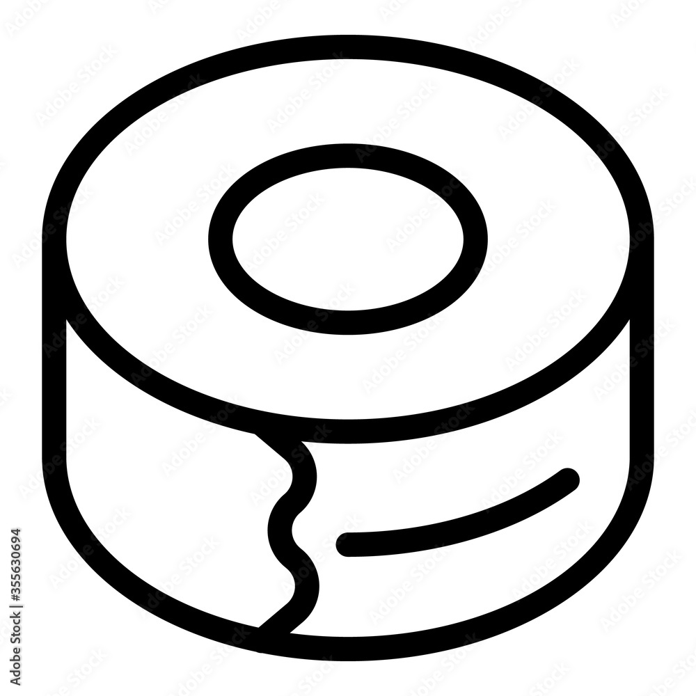 Aufkleber insulation tape icon. outline insulation tape vector icon for web design isolated on white backgroun