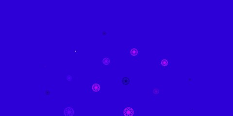 Light Purple, Pink vector background with spots.