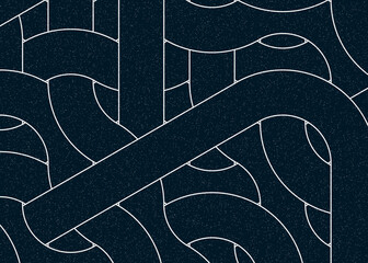 Colour Hexagon Tile Connection art background design illustration