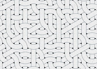 Colour Hexagon Tile Connection art background design illustration