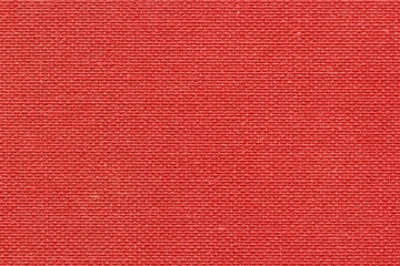 Fototapeta premium Red burlap texture background