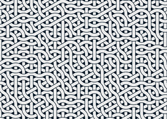 Colour Hexagon Tile Connection art background design illustration