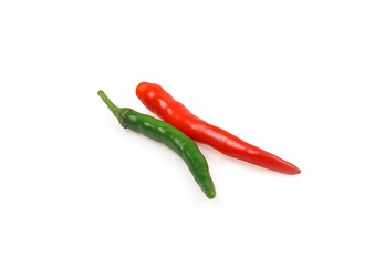 chili pepper isolated on a white background