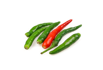 chili pepper isolated on a white background