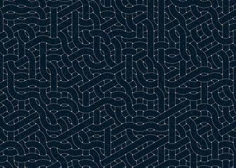 Colour Hexagon Tile Connection art background design illustration