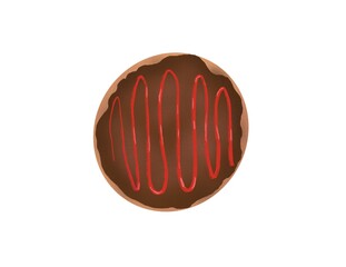 Chocolate doughnut 
