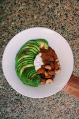 ヘルシー　朝食　ヴェーガン
脂質