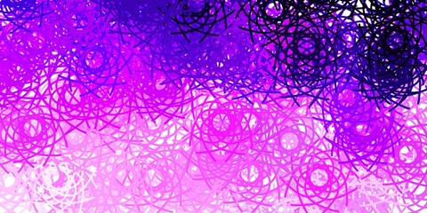 Light Purple, Pink vector template with abstract forms.