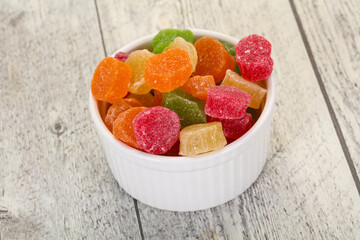 Sweet candied fruit