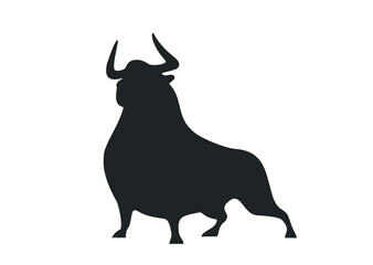 Fototapeta premium Bull icon. Vector isolated bull illustration. 
