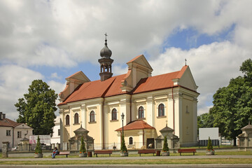 Fototapeta na wymiar Church of St. Catherine in Zamosc. Poland