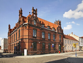 Fototapeta na wymiar Post office in Chelmno. Poland