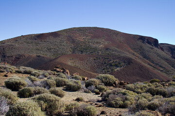 Las cañadas del Teide, Tenerife (España).