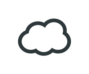 Cloud icon. Vector cloud illustration.  Cloud vector design. 