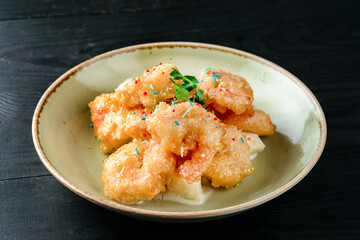 sweet shrimp in batter