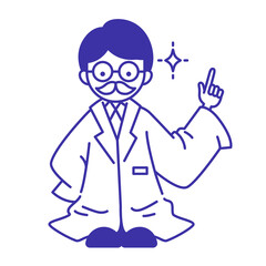 Obraz premium 解説しよう！キッズ博士の説明シリーズ