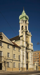 Obraz premium Church of Holy Elizabeth with Elizabethan monastery in Bratislava. Slovakia