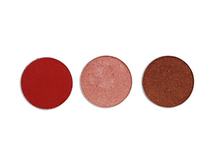 Eye shadow isolated on white background