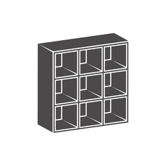 Luggage storage.Storage room in the supermarket icon.Vector illustration.