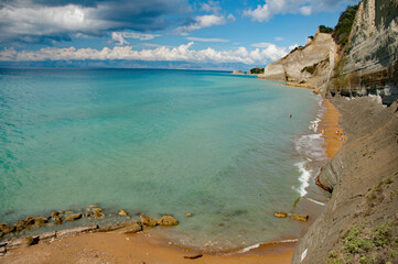 Beach and cliffs