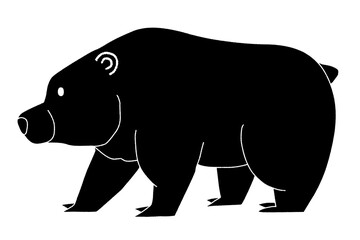 くま 熊 クマ シルエット