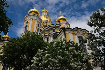 The Cathedral in colours lilac