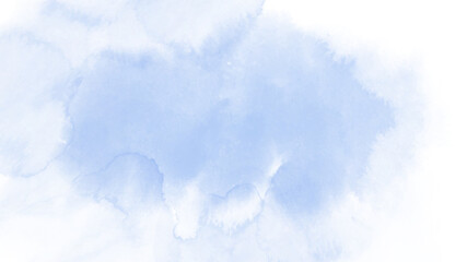Abstract blue sky watercolor for background