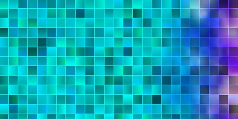 Light Pink, Blue vector template with rectangles.