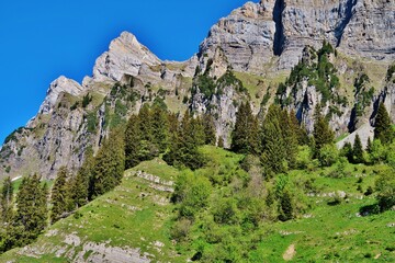 Bergwandern unterhalb der Churfirsten, Ostschweiz