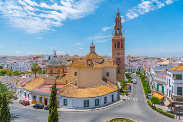 Fototapeta premium Church of San Pedro in Spanish town Carmona