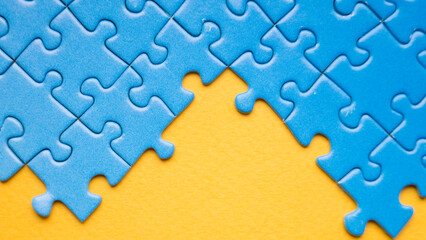 blue puzzle pieces.  blue puzzle