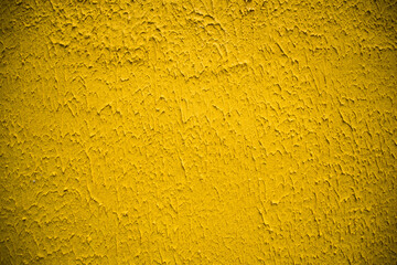 Texture structure of the wall, yellow color. Background. Postcrop.