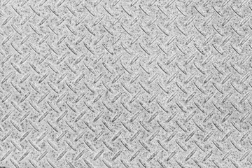 Gray colored diamond plate texture and background