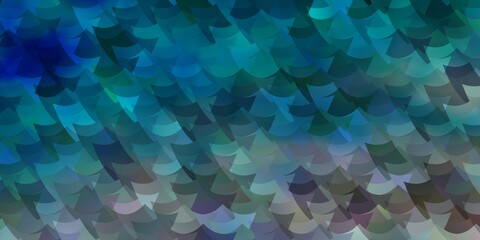 Light BLUE vector background in polygonal style.