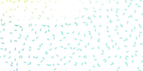 Light Green vector backdrop with woman's power symbols.