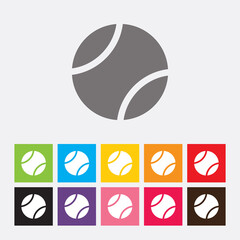 Fototapeta premium Tennis ball icon
