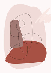 Simple vector decorative geometric elements. Cartoon trendy set, modern design. Contemporary doodle illustration with hand drawn various shapes.