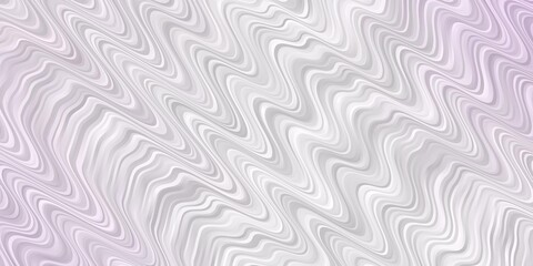 Light Purple vector template with curved lines. Colorful illustration, which consists of curves. Design for your business promotion.
