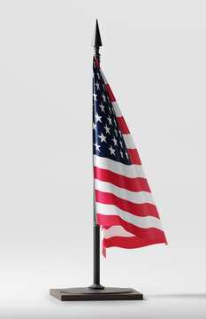 USA Colors Background,AMERICAN National Flag (3D Render)
