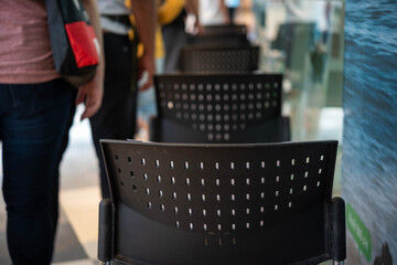 Waiting Chair, Impact, Towit 19 Spaced chair spacing With waiting to be used, contact to pay the...