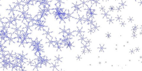 Light BLUE vector pattern with curved lines.