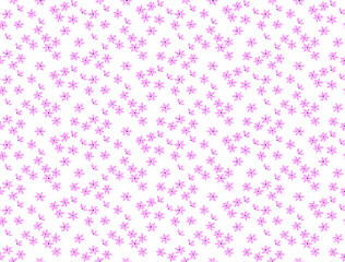 Elegant floral pattern in small pink flower. Liberty style. Floral seamless background for fashion prints. Ditsy print. Seamless vector texture. Spring bouquet.