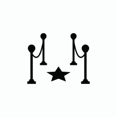 red carpet icon vector