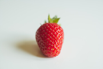 Strawberries on a light background