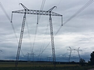 high voltage power lines