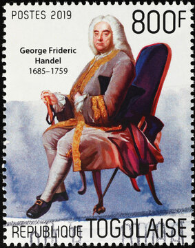 Portrait Of George Frideric Handel On Stamp Of Togo