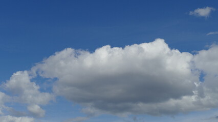 white cloud on a blue sky