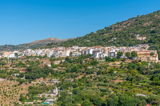 Cityscape of Spanish town Lanjaron