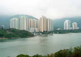 Fototapeta na wymiar Yat Tung Estate, Hong Kong